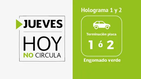 La medida está vigente de las 5:00 a las 22:00 horas en la Zona Metropolitana del Valle de México./ X