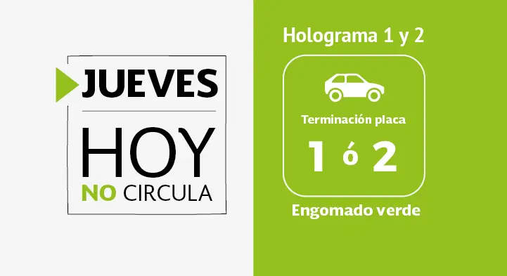 La medida está vigente de las 5:00 a las 22:00 horas en la Zona Metropolitana del Valle de México./ X