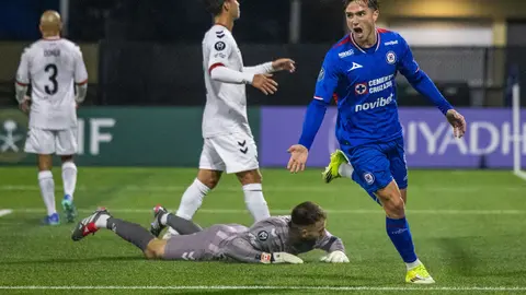 Agustín Palavecino festeja gol ante Vancouver FC I MEXSPORT