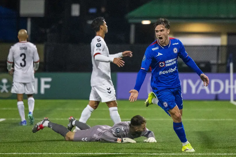 Agustín Palavecino festeja gol ante Vancouver FC I MEXSPORT
