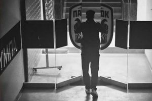 Jorge Sánchez en su presentación como jugador del PAOK | X: @PAOK_FC