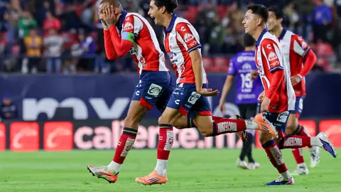 Joao Pedro en celebración con Atlético San Luis en el Clausura 2026 de la Liga MX | IMAGO 7