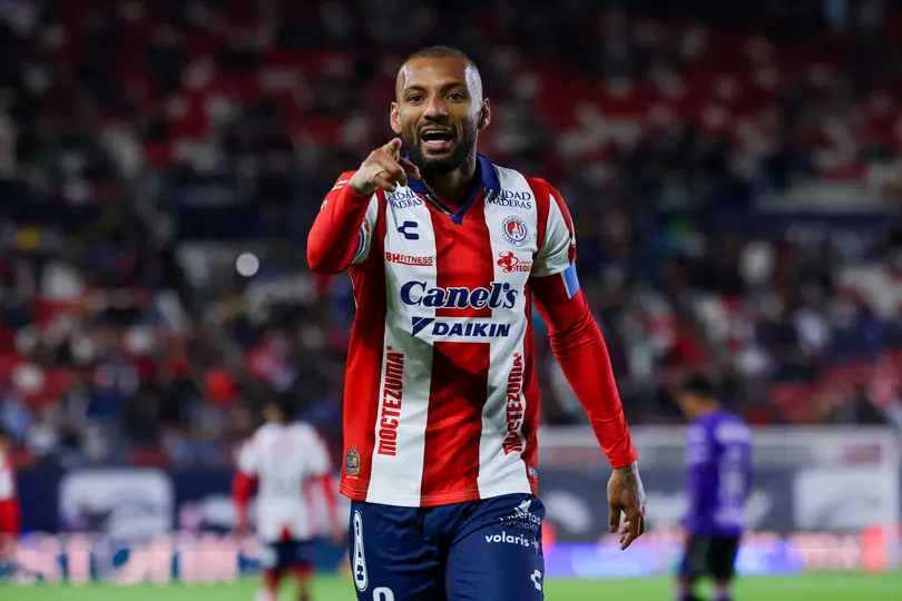 Joao Pedro en celebración con Atlético San Luis | IMAGO 7