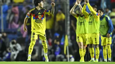 Alejandro Zendejas tras anotar gol con América en Liga MX I IMAGO7