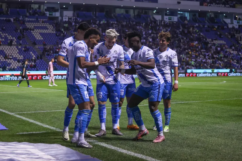 Puebla festeja la anotación con la que vencieron a Tigres | IMAGO7