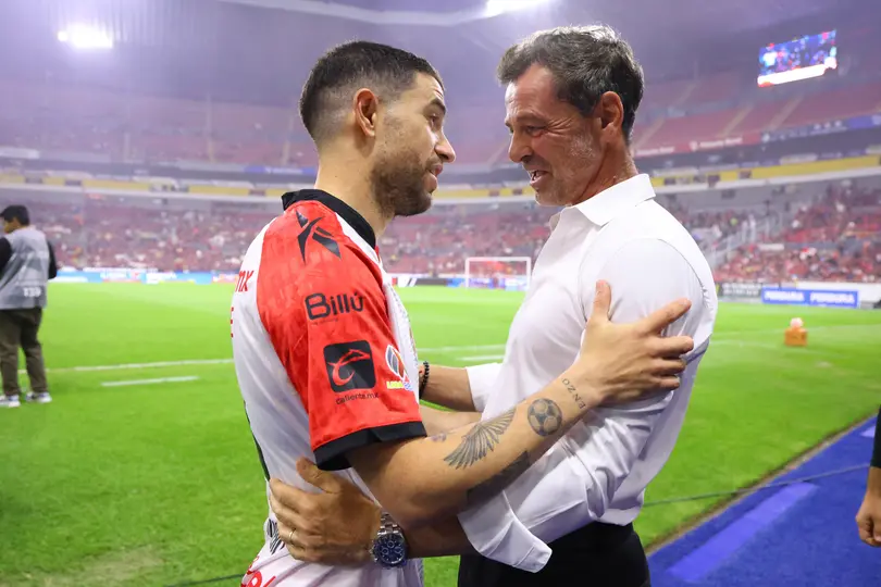 Nacho Rivero y Diego Cocca en el Atlas vs Xolos del Clausura 2026 | IMAGO7