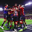 Jugadores de Atlas celebrando el triunfo ante Tijuana | MEXSPORT