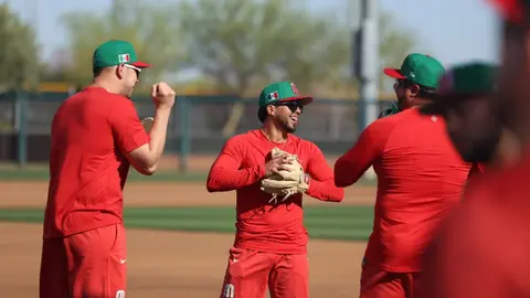 Novena de México previo al duelo contra los Dodgers I X:@MexicoBeis