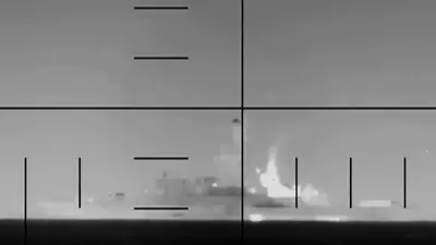 VIDEO: Submarino de EE.UU. destruye buque de guerra iraní con torpedo