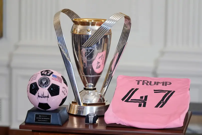 Inter Miami le entregó un par de regalos a Donald Trump | AP