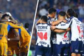 Jugadores de Tigres y Rayados celebrando | IMAGO7
