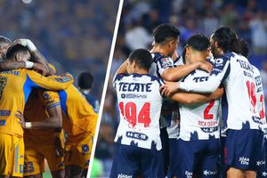 Jugadores de Tigres y Rayados celebrando | IMAGO7