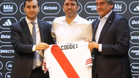 Coudet fue presentado esta semana con River Plate | AP