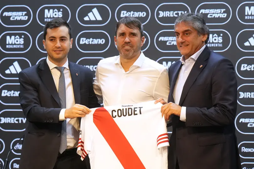 Coudet fue presentado esta semana con River Plate | AP