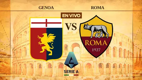 Genoa vs Roma Serie A Jornada 28
