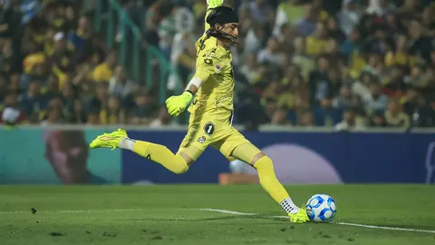 Carlos Acevedo, portero de Santos, en el empate ante América en el Clausura 2026 | IMAGO7