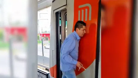VIDEO: Denuncian a conductor del Metro CDMX en presunto estado inconveniente en Línea 2