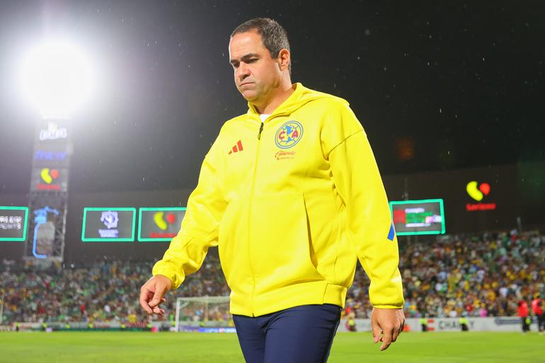 André Jardine, entrenador del América, en el TSM Corona, previo al partido ante Santos Laguna del Clausura 2026 | MEXSPORT