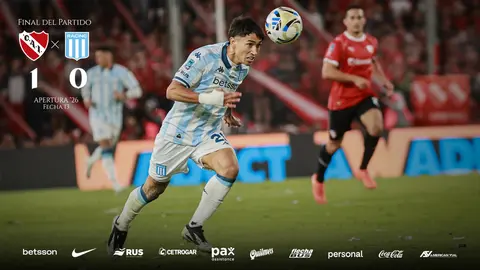 Acciones y marcador final del Independiente vs Racing | @RacingClub
