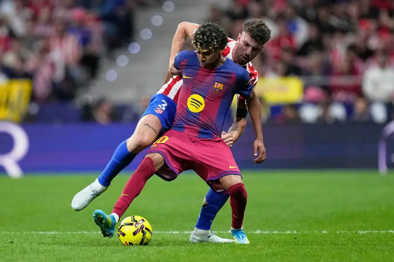 Lamine Yamal vs Atlético de Madrid | AP
