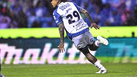 Robert Kenedy, jugador de Pachuca, en festejo de gol ante Cruz Azul en el Clausura 2026 | MEXSPORt