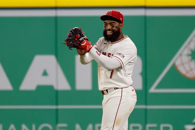 Jo Adell, jugador de Los Angeles Angels I AP