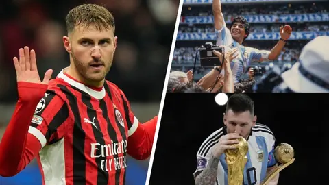 ¿Messi o Maradona? Santiago Giménez elige al mejor de la historia