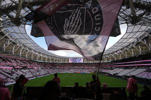 Así fue la primera salida de Messi al nuevo estadio de Miami