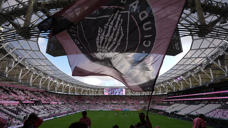 Así fue la primera salida de Messi al nuevo estadio de Miami