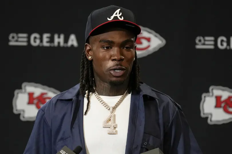 Rashee Rice, receptor de los Kansas City Chiefs | AP