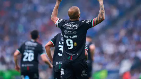 João Pedro celebrando su gol ante Monterrey | MEXSPORT