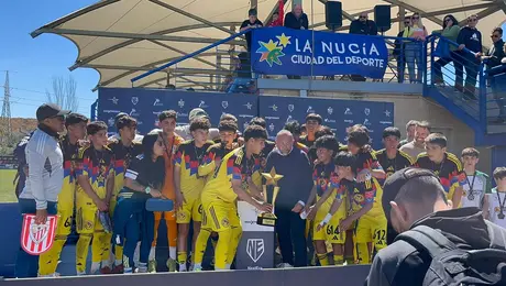 América vuela alto en España: Campeón de la Next Star Cup Sub-14