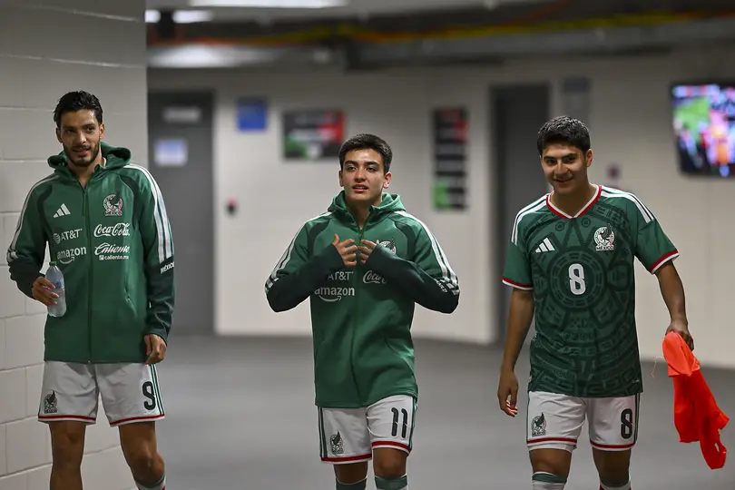 Raúl Jiménez, Gilberto Mora y Obed Vargas con la Selección Mexicana | IMAGO 7