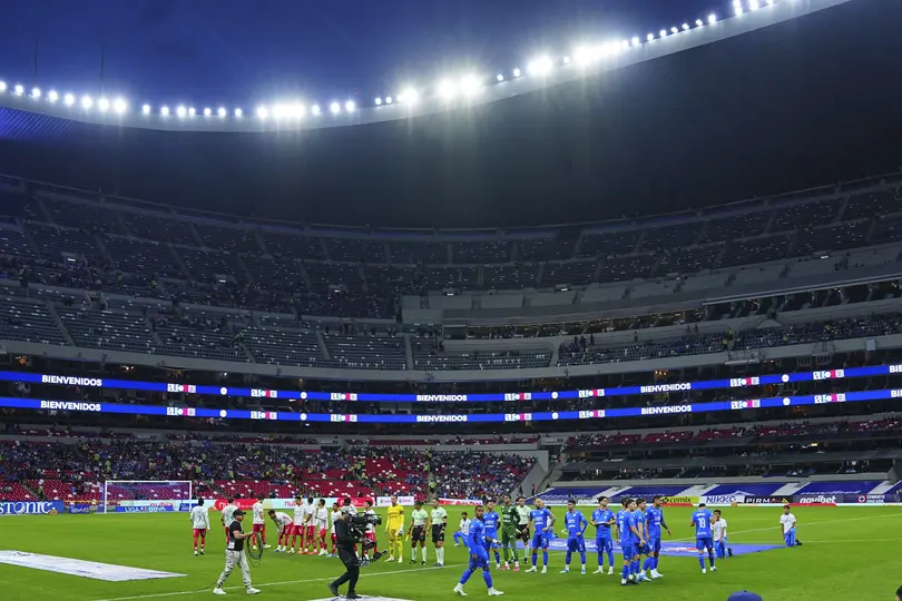 Jugadores de Cruz Azul y Necaxa en el Estadio Banorte en el Clausura 2026 de la Liga MX | IMAGO 7