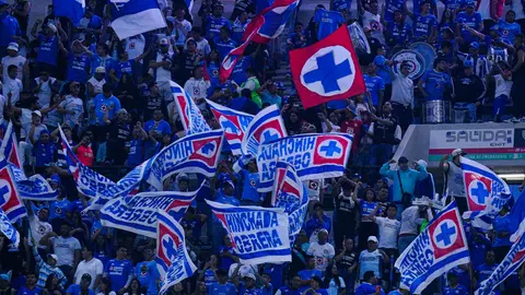 Afición de Cruz Azul en el partido contra Necaxa en el Estadio Banorte | IMAGO 7
