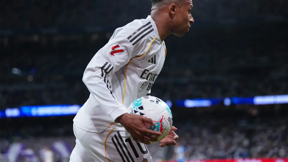 Kylian Mbappé con Real Madrid en LaLiga | AP