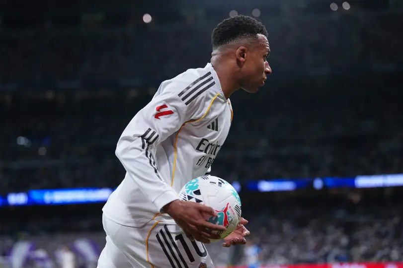 Kylian Mbappé con Real Madrid en LaLiga | AP