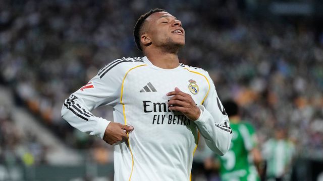 Kylian Mbappé con Real Madrid en LaLiga | AP