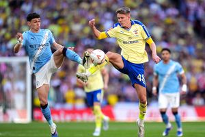 Phil Foden en partido de Premier League con Manchester City | AP