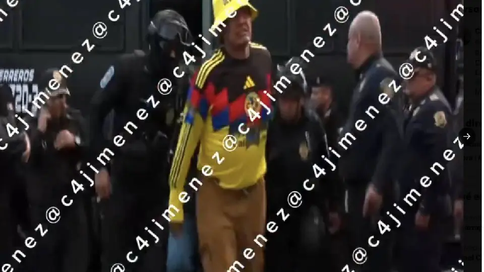 Los detenidos fueron trasladados a la Fiscalía de la CDMX para definir su situación legal./ Captura de pantalla C4 Jimenez