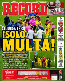 Portada RÉCORD 05 de mayo de 2026