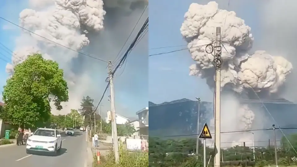 La explosión ocurrió por la tarde del pasado lunes en la provincia de Hunan, China / Especial