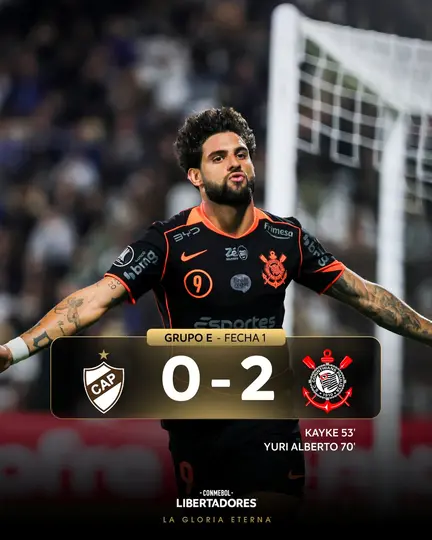 Conrinthians en juego ante Platense l X:Libertadores