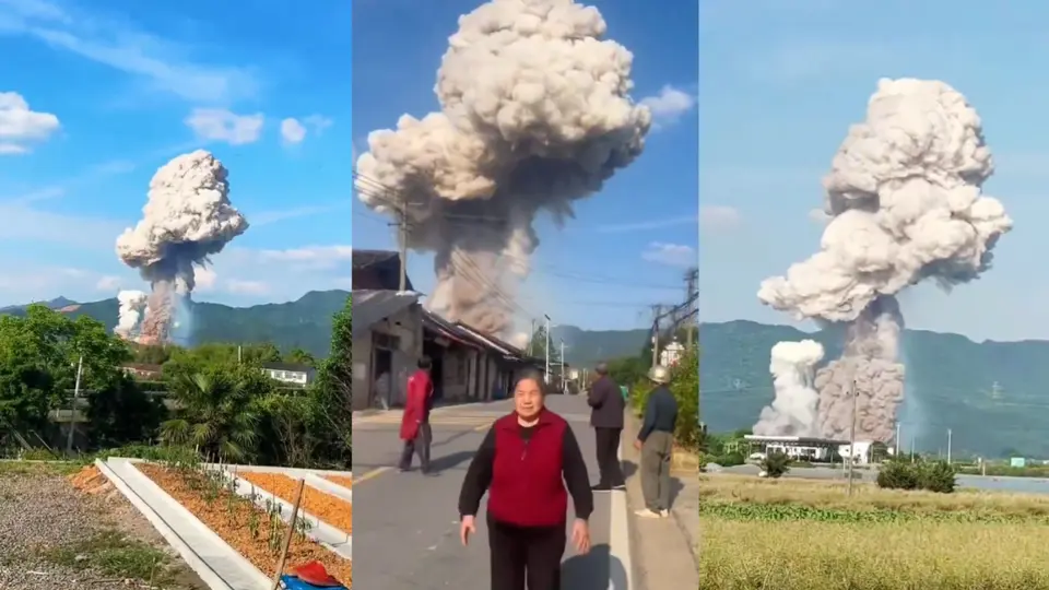 VIDEO: Brutal explosión en fábrica de fuegos artificiales deja 26 muertos