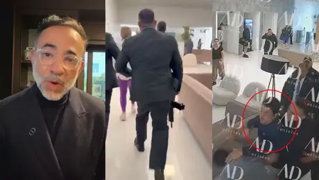 VIDEOS: Alcalde de Metepec irrumpe con escoltas armados y golpea a un civil; después ofrece disculpas