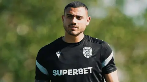Giorgos Giakoumakis con el PAOK | X:@PAOK_FC