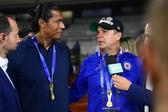 Joel Huiqui y Víctor Velázquez tras coronarse con Cruz Azul en el Clausura 2026 | MEXSPORT