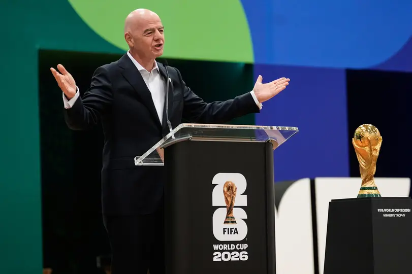 El presidente de la FIFA Gianni Infantino l AP
