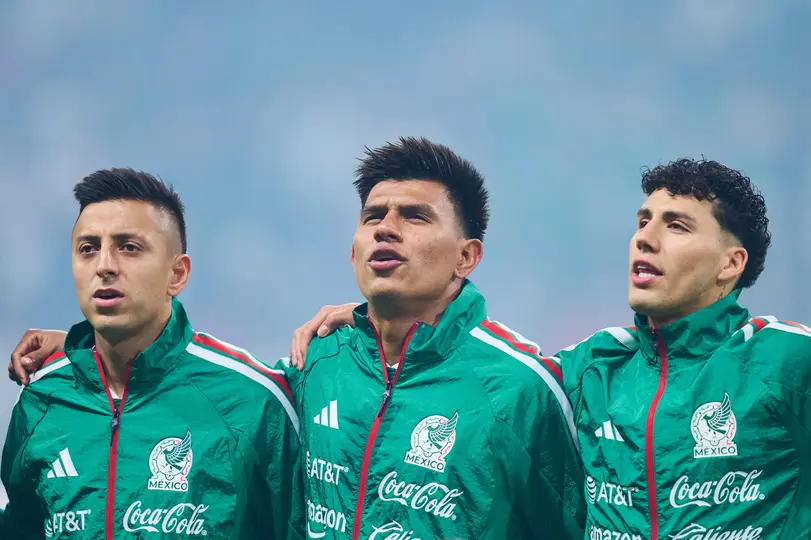 Jesús Gallardo en el amistoso de la Selección Mexicana contra Serbia | MEXSPORT