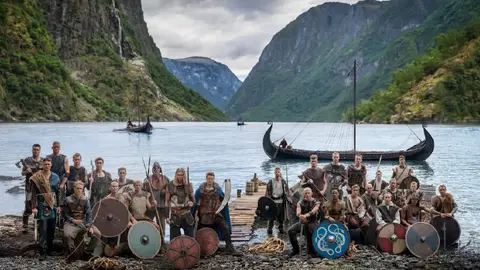 ¡Aura pura! Noruega presentó su foto oficial para la Copa del Mundo al estilo vikingo
